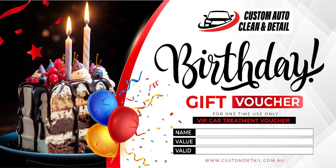 Birthday Gift Voucher - VIP Car Treatment
